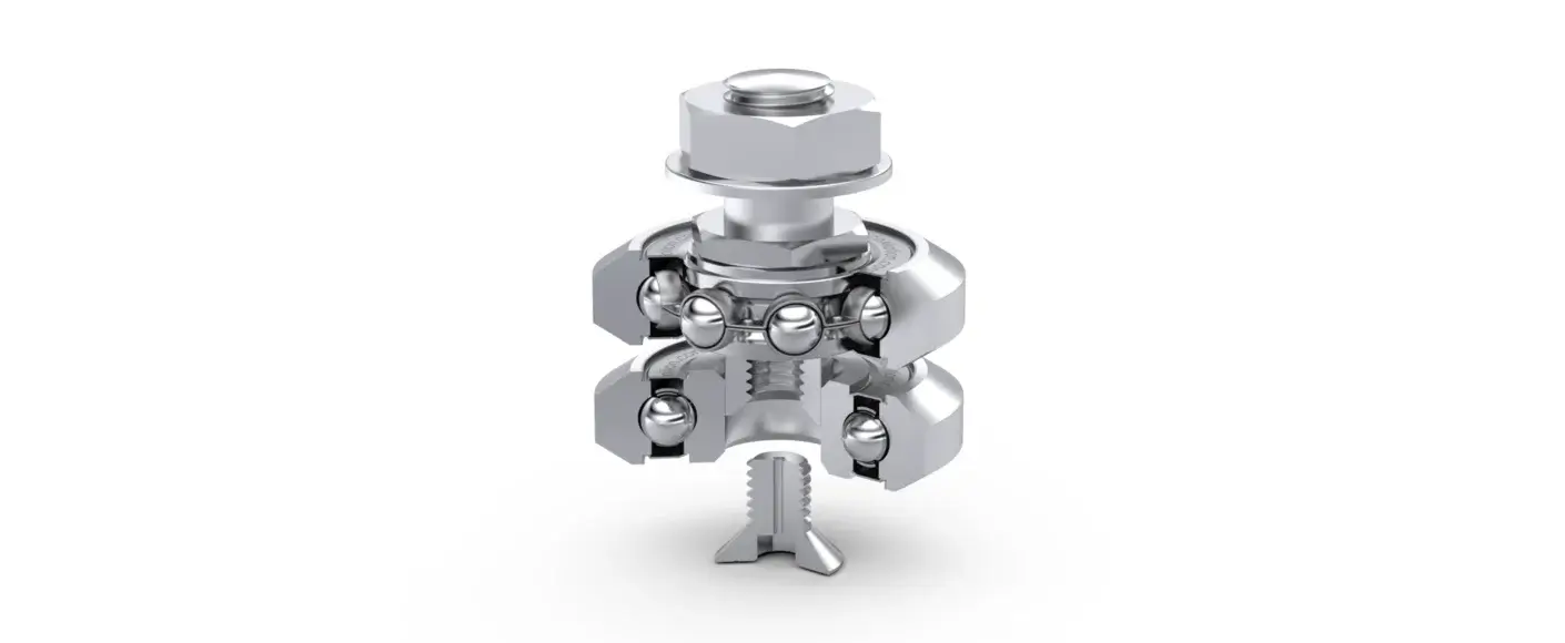 SL2 ステンレススチールリニアガイド 極限温度および真空用ベアリング