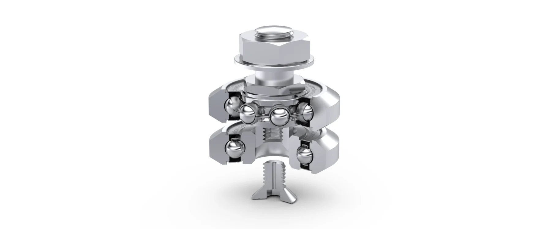 SL2 ステンレススチールリニアガイド 極限温度および真空用ベアリング