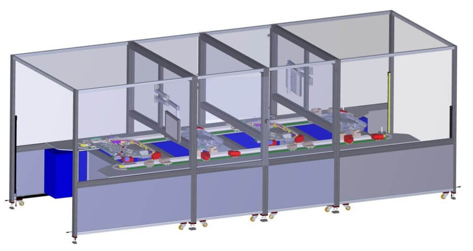 HepcoMotion - Door inspection system “DoorCheck” fitted for the first time with a HepcoMotion transfer system
