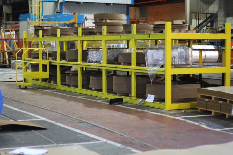 HepcoMotion - Tata Steel sliding ladder application