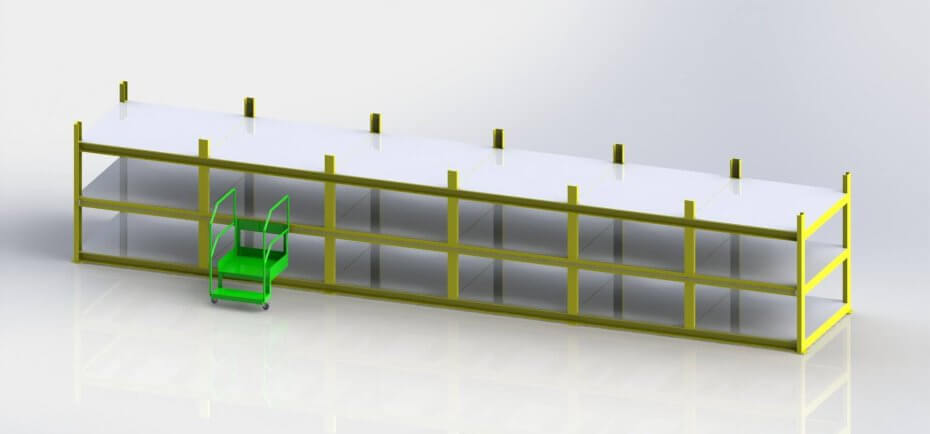 HepcoMotion - Tata Steel sliding ladder application