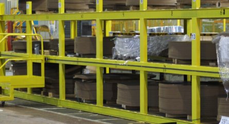 HepcoMotion - Tata Steel sliding ladder application