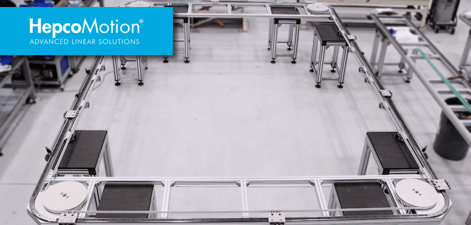 HepcoMotion - Hepco DTS track systems; the heart of an automated production cell