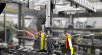 HepcoMotion - Wheelbarrow Frame Bending Application | HGS Gantry System